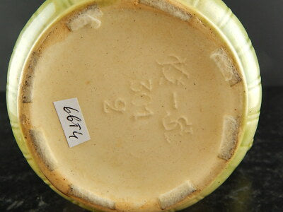 ANTICA ART NOUVEAU BROCCA O CARAFFA BARBOTINE CERAMICA STILE D’ONNAING FRANCIA