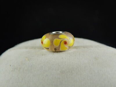 VINTAGE CIONDOLO CHARM TROLLBEADS VETRO DANISH COPENHAGEN DESIGN PRE 2000 #6