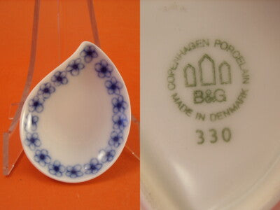 ROYAL COPENHAGEN BING&GRONDAHL PIATTINO A GOCCIA IN PORCELLANA