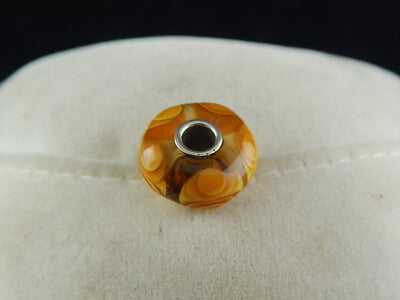 VINTAGE CIONDOLO CHARM TROLLBEADS VETRO DANISH COPENHAGEN DESIGN PRE 2000 #1