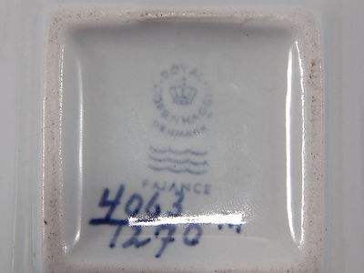 VINTAGE AUTENTICO PIATTINO PORTA CENERE PORCELLANA ROYAL COPENHAGEN COLLEZIONE
