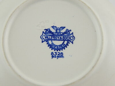 ANTICA CIOTOLA CERAMICA VILLEROY & BOCH DRESDEN FINE 1800 BIANCA BLU PASTORALE