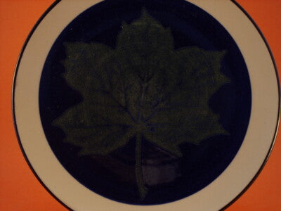 PIATTO CERAMICA VINTAGE SVEDESE ARSTALLRIK 1976 "Acero"