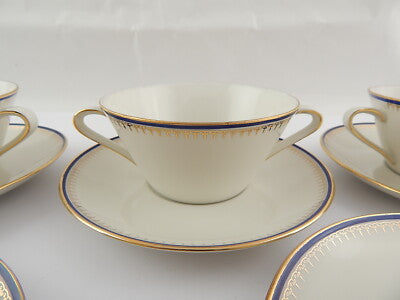 VINTAGE PORCELLANA WINTERLING KIRCHENLOMITZ TAZZA BRODO CONSOMME' PIATTO ANNI 50