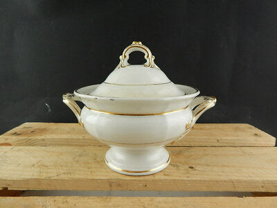 DAVENPORT ANTICA PREZIOSA POTTERY CERAMICA PICCOLA ZUPPIERA EGOISTE FINE 800