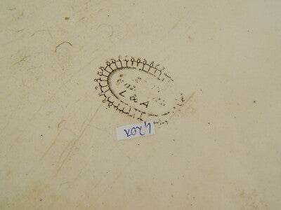 ANTICO 1850 GRANDE VASSOIO EPOCA VITTORIANA CERAMICA LOCKHART & ARTHUR SCOZIA