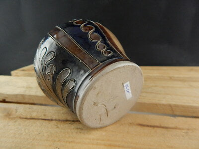 VINTAGE CARAFFA BROCCA VERSATOIO CERAMICA MAIOLICA STONE WARE INGLESE SMALTATA