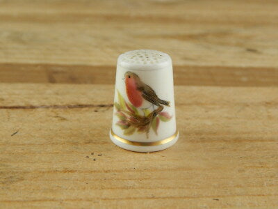 ROYAL WORCESTER PREZIOSO DITALE PORCELLANA VINTAGE DECORO PETTIROSSO COLLEZIONE