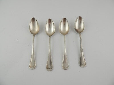 SET 4 CUCCHIAI DESSERT APOLLO PARIGI DEL 1930 PLACCATA ARGENTO 84 GR. PER POSATA