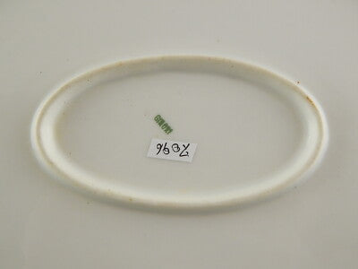 ANTICO PIATTO OVALE VASSOIO PORCELLANA FORMA AMERICA GINORI DOCCIA ETA' LIBERTY