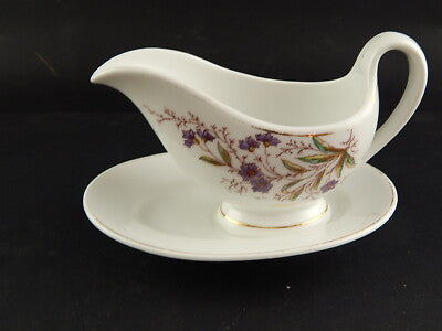 ANTICA HAVILAND LIMOGES SALSIERA PORCELLANA FINE 800 ART NOUVEAU DECORO FLOREALE
