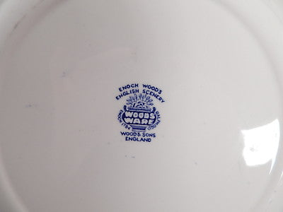 VINTAGE ENOCH WOOD'S ENGLISH SCENERY PIATTO PORTATA VASSOIO SEMI PORCELLANA