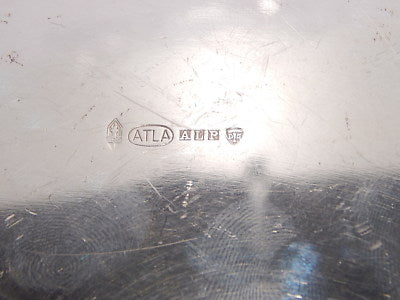 VINTAGE TEGAMINO SALSIERA SAUCE PAN COPERCHIO ARGENTO PUNZONI SILVER PLATE