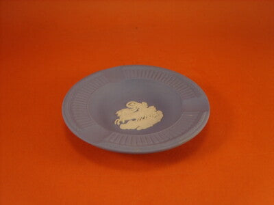 WEDGWOOD PIATTO POSACENERE JASPER AZZURRO