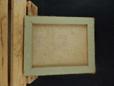 VINTAGE STAMPA OLEOGRAFICA SU TELA BAMBINA TRA I FIORI DI RENOIR IMPRESSIONISMO