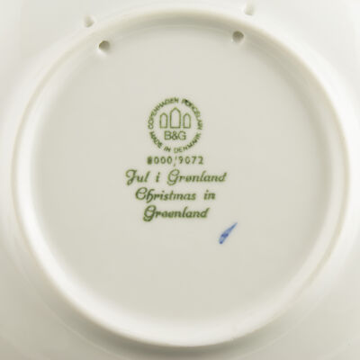 ROYAL COPENHAGEN BING&GRONDAHL PIATTO DI NATALE 1972 ORIGINALE PORCELLANA PRIMA