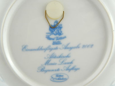 ROYAL TETTAU ORIGINALE PIATTO PORCELLANA COLLEZIONE DI NATALE IN ITALIANO 2002