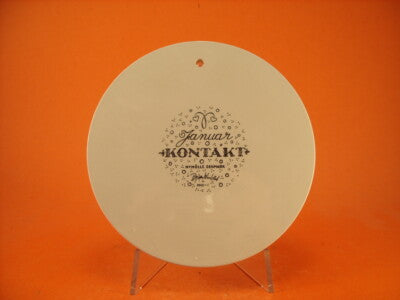 PLACCA DEL MESE CERAMICA NYMOLLE COPENHAGEN DI BJORN WIMBLAD GENNAIO "Kontakt"