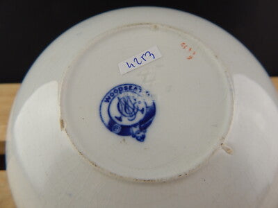 ANTICO 1850 SET PORCELLANA TAZZA E PIATTO MINTON STOKE STAFFORDSHIRE WOODSEAT #