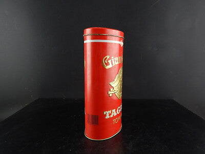 VINTAGE SCATOLA LATTA ROSSA CIOCCOLATINI GIANDUIOTTI TAGLIA TORINO COLLEZIONE