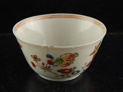 ANTICA FINE PORCELLANA TAZZA DA TE' COMPAGNIA DELLE INDIE DIPINTA MANO XVIII SEC