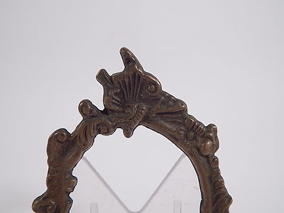 ANTICA PICCOLA CORNICE PORTARITRATTO BRONZO LIBERTY BRONZE JUGENDSTIL FRAME