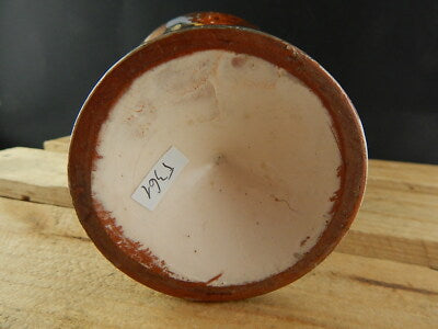 ANTICO PREZIOSO VASO CERAMICA MAIOLICA DIPINTO A MANO LA COLONNATA S.FIORENTINO