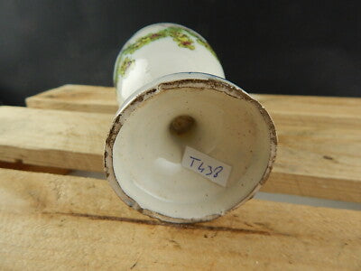ANTICO VASO ALBARELLO SPEZIALE FARMACIA MAIOLICA SECONDA META' 1700 GHIRLANDE