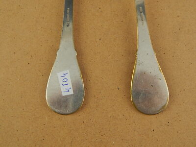 ANTICO CUCCHIAIO E FORCHETTA BIMBI PLACCATO ARGENTO 925 SILVER PLATED COLLEZIONE