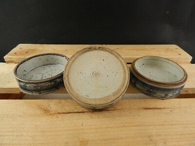 ANTICA SCATOLA COFANETTO COMPONIBILE CINESE PORCELLANA ANTIQUE CHINESE BOX