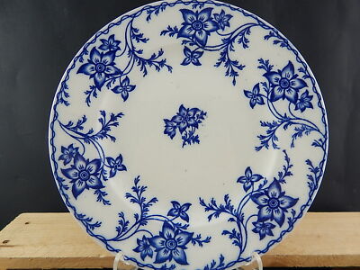 ANTICO RARO PIATTO PORCELLANA MINTON DEL1830 STAFFORDSHIRE DECORO ANEMONE #1894