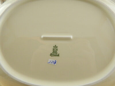 ANTICO ELEGANTE VASSOIO PORCELLANA H&CO HEINRICH SELB BAVARIA AUTUNNO