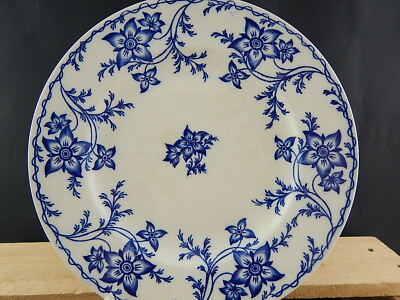 ANTICO RARO PIATTO PORCELLANA MINTON DEL1830 STAFFORDSHIRE DECORO ANEMONE #3705