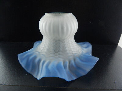 ANTICO EPOCA LIBERTY VETRO SOFFIATO TULIP PASTA VETRO PER APPLIQUE LAMPADA #1561