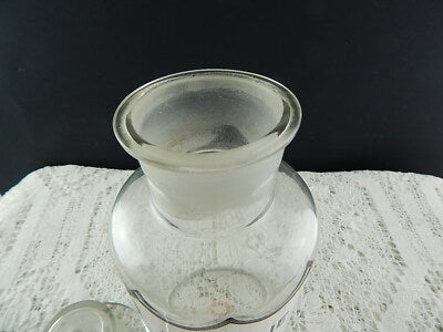 ANTICO BARATTOLO VASO VETRO SOFFIATO FARMACIA PASTIGLIE CODEINA FINE 800