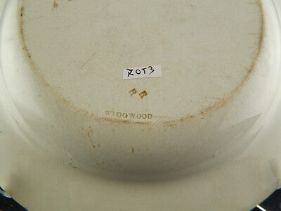 ANTICO RARISSIMO PIATTO PORCELLANA WEDGWOOD PORCELAIN BLUE META' 800 VITTORIANO