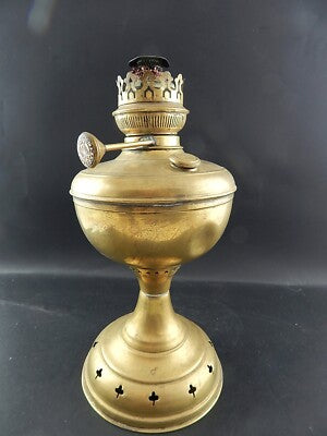 ANTICA RARA LAMPADA TAVOLO LUME PETROLIO LIBERTY AQUILAS F.LLI SANTINI FERRARA