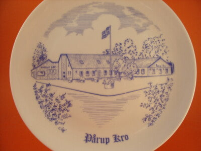 PIATTO IN PORCELLANA DI COPENHAGEN PARUP KRO