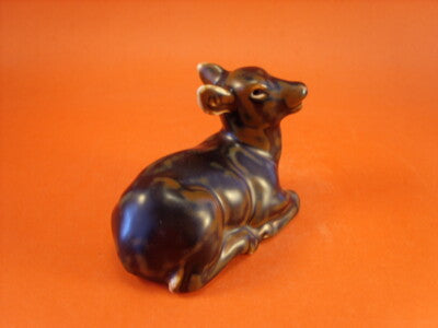 STATUINA PORCELLANA ROYAL COPENHAGEN STONEWARE "Cerbiatto" 20183 ORIGINALE PRIMA