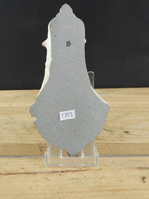 ARTE SACRA RARA PREZIOSA ACQUASANTIERA CERAMICA POLICROMA CAPODIMONTE CHERUBINO