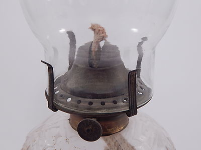 ANTICA LAMPADA DA TAVOLO IMPERO LUME A PETROLIO OIL LAMP