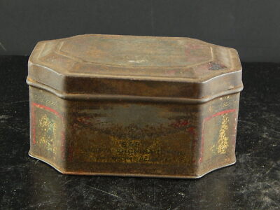 ANTICA RARA SCATOLA LATTA SENATEUR SEFT TORINO PUBBLICITARIO COLLEZIONE 1900