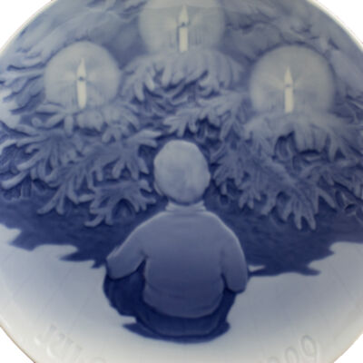 ROYAL COPENHAGEN BING&GRONDAHL PIATTO DI NATALE 1909 ORIGINALE PORCELLANA PRIMA