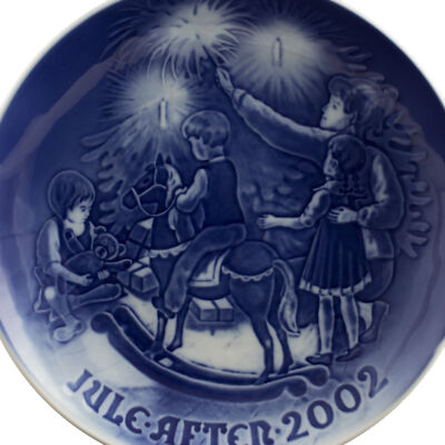 ROYAL COPENHAGEN BING&GRONDAHL PIATTO DI NATALE 2002 ORIGINALE PORCELLANA PRIMA