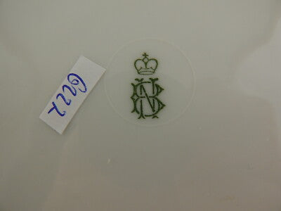 ANTICO BUCKA & NISSEN PIATTO NATALE 1910 PORCELLANA COLLEZIONE CHRISTMAS PLATE