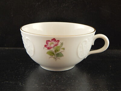 VINTAGE REPLACEMENTS TAZZA TÈ PORCELLANA RICHARD GINORI DECORO ROSA CANINA