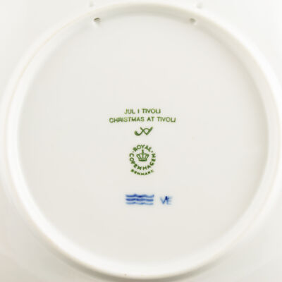 ROYAL COPENHAGEN PIATTO DI NATALE 1990 ORIGINALE PORCELLANA PRIMA SCELTA