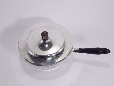 VINTAGE TEGAMINO SALSIERA SAUCE PAN COPERCHIO ARGENTO PUNZONI SILVER PLATE