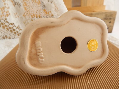 VINTAGE AUTENTICA CERAMICA THUN ANGELO BLU SU NUVOLA BOLZANO FAIENCE ANGEL BLUE