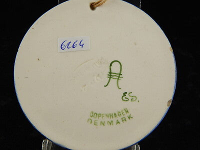ANTICA RARA PLAQUETTE COPENHAGEN CERAMICA ALUMINIA 1912 CHILD WELFARE DAY PLATE